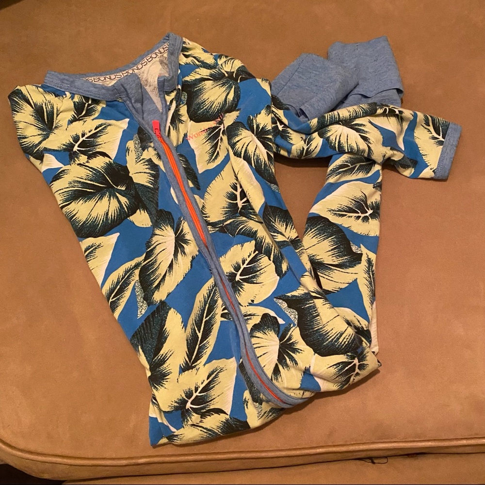 Bonds Wondersuit onesie pajamas with optional food covers